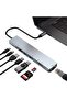 Huawei Matebook X 13 Compatible Type-C Coupler 8 In 1 Ethernet SD USB HDMI