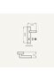 Sofuoğlu Macro Mirrored Nickel Satin (ODA) Door Handle Aluminum / Steel - 5