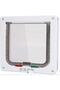 4-Way Lockable Cat and Puppy Door - 23.5X25.2 cm - 3