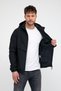 Men's Slim Fit Black Water and Windproof Seasonal Jacket - 2