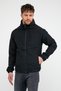 Men's Slim Fit Black Water and Windproof Seasonal Jacket - 4