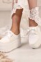 Esl Wedge Heel Snowflake Wedding Dress Shoes - 4