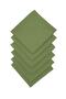 6 Pieces Green Color Fabric Serving-Presentation Napkin 1st Quality Duck Linen Fabric (DARK-FREE FABRIC) - 2