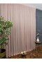 Powder Grek Tulle Curtain Honeycomb Floor 300x260cm (1x2) Sparse Pleat Esse16444 - 3