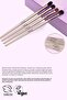 18 Pieces, Eye, Eyebrow, Professional Makeup Brush Set-Champagne Gold - 5