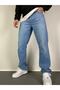 Men's Light Blue Baggy Jeans - 2