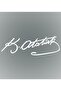 Atatürk Signature Multi-Purpose Sticker - Car, Motorcycle, Laptop, Cabinet