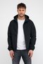 Men's Slim Fit Black Water and Windproof Seasonal Jacket
