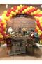 Best 70 Pieces of Yellow and Red Balloon Concept and 5 Meter Balloon Chain