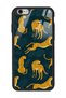 iPhone 6 Plus - 6S Plus Leaf Leopard Design Glossy Phone Case