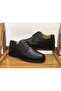 Genuine Leather Men's Stringed Dad Diabeta Comfort Full Orthopedic Shoes - 2