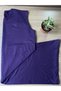 Women's Zero Sleeve Combed Cotton Long Tunic Underwear Purple - 3