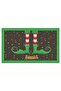 New Year Merry Christmas Pine Tree Design Doorstep and Indoor Doormat 45x75 Cm