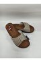 Women's Beige Gel Sole Orthopedic Slippers - 3