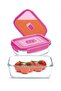 Lumınarc N0868 - 122 Cl Pink Rectangular Hidlm. Container