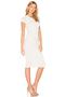 Women's Gathered Silk Jersey Midi Dress - 2
