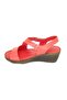 Women's Pink Orthopedic Genuine Leather Sandals - 3