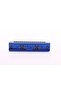 16 Holes Harmonica Double Row Wood Blue Patterned Harmonica Children 1 Piece - 3