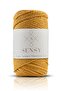 Premium 3 Twist Rope 3mm Scanned Macrame Rope Rope Set of 4 Milk Coffee-mustard-light Grey-salmon - 3