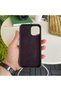 Torino - iPhone 12 & 12 Pro Genuine Leather Coated Gray Phone Case - 3