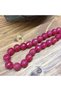 Natural Stone Chalcedony Red 6mm F - 3