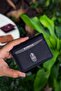 Nahita Genuine Leather Slim Black Card Holder Wallet - 2