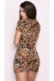 Low-Cut Mini Dress - 2