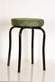 8 Pieces Green Erasable Fabric Claret Red Profile Octopus Stool Metal Stool Kitchen Stool
