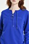Kadın  Mavi Sweatshirt - 2