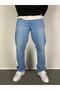 Men's Light Blue Baggy Jeans - 4