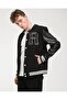 Leather Unisex Oversize R College Jacket