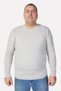 Large Size Gray Hair Braided Crew Neck 100% Cotton Men's Sweater Trist-2111