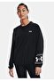 Ua Woven Woman Graphic Crew - 1369891 -001 - 2