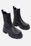 Women's Thick Serrated Sole Elastic Daily Boots Black - 2