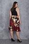 Women's Colorful Waist Part Rubber Detailed Skirt Tip Flounce Skirt 26a25559 - 4
