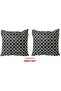 Cushion Pillowcase VIP Pillowcase 2 Pieces - 43x43 Cm (Karaçatı)