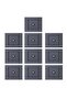 10 Pieces Ovivo Grano Smoked TV Socket F Connector Frame Included 10 Pack/set