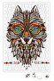 Lobo Tribal Puzzle 240 Piece Jigsaw