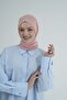 Women's Hijab Cotton Combed Shawl Dark Powder - 34 - 3