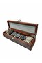 Watch Box 6 Pieces Without Glass Diplomat Model Tan