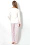 Women's Ecru Magic Dream Pajama Set - 4