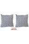 Vip Throw Pillow Pillow Case - 2 Pieces 43x43 Cm Gray