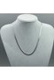 Women's Italian Chain Steel Necklace, Silver Color - 4