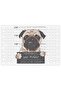 Bad Puggy Pug Dog Puzzle 240 Piece Jigsaw
