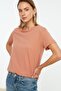 Haki-Somon %100 Pamuk Süprem Bisiklet Yaka 2'li Paket Örme T-Shirt TWOSS20TS0141 - 2