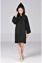 Eva Black Practical Trend Children's Raincoat Unisex 8- 12 Years - 2