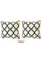 Throw Pillow Filled Zippered VIP Pillow 2 Pieces - 43x43 Cm (alaçatı)