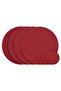 American Service Leather Stitched Circle 12 Pieces