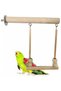 Uniq Bird Toys Wooden Swing with Screwed Perch (Large Size)