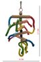 Trendme Natural Wooden String Bird Toy - 2